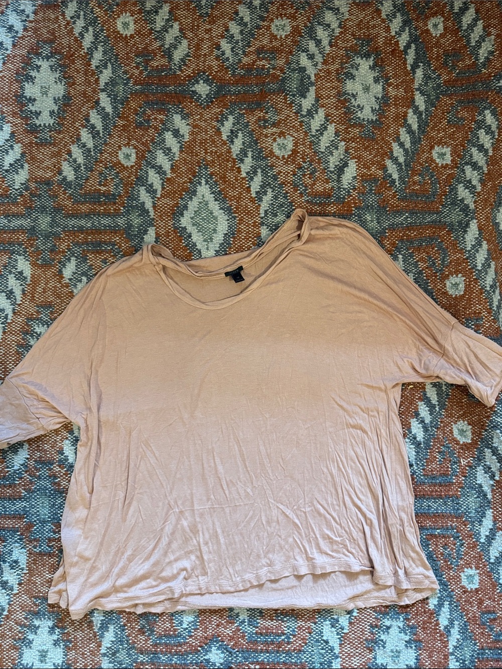 Light Pink Women's Relaxed Tee Top
